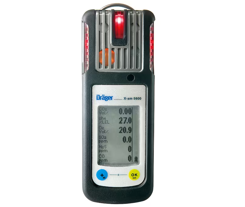 Drager X-am 5600紅(hóng)外IR可(kě)燃氣多種氣體(tǐ)檢測儀